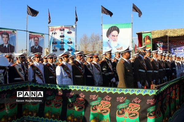 مراسم تشییع پیکر شهدای سانحه هوایی هواپیمای  بوئینگ ۷۰۷ ارتش جمهوری اسلامی ایران