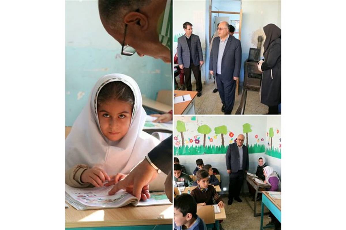 مدیر کل آموزش و پرورش آذربایجان غربی از مدارس میاندوآب بازدید کرد
