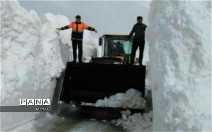 بارش برف سنگین در ارتفاعات استان چهارمحال وبختیاری