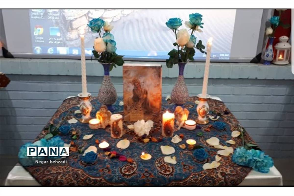 برپایی جشن حافظ خوانی در دببرستان نمونه دولتی امت