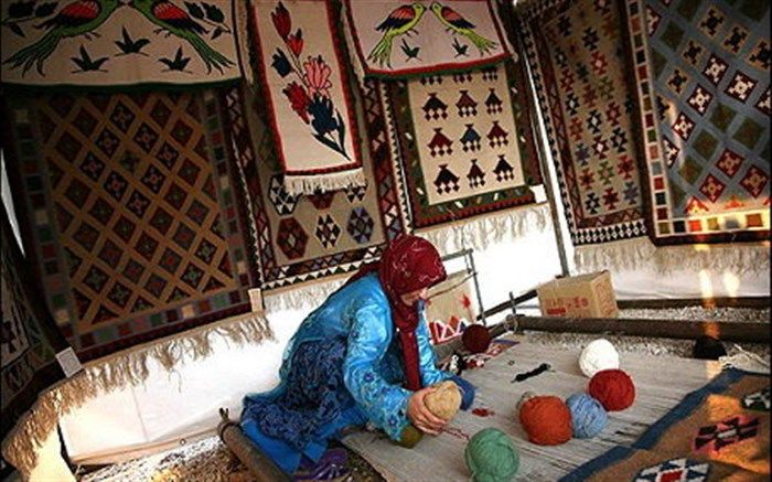 استان اردبیل ،قطب تولید گلیم زیبای ایرانی
