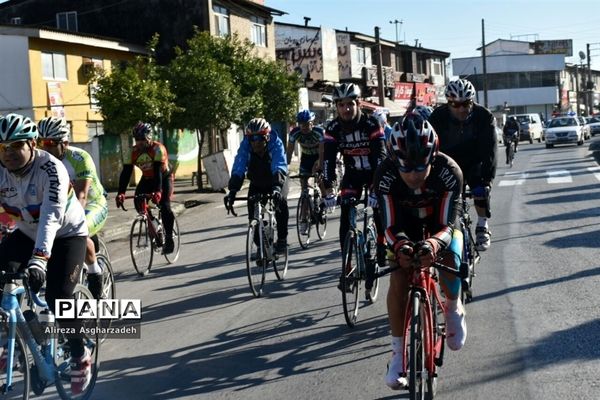 آخرین مرحله سیزدهمین لیگ دوچرخه‌سواری مازندران