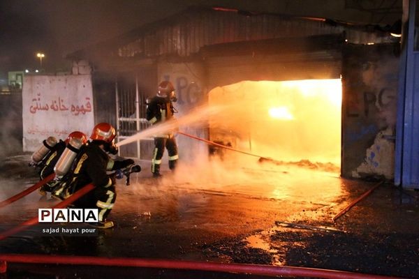 آتش‌سوزی در کارگاه شارژ سیلندرهای گاز مایع