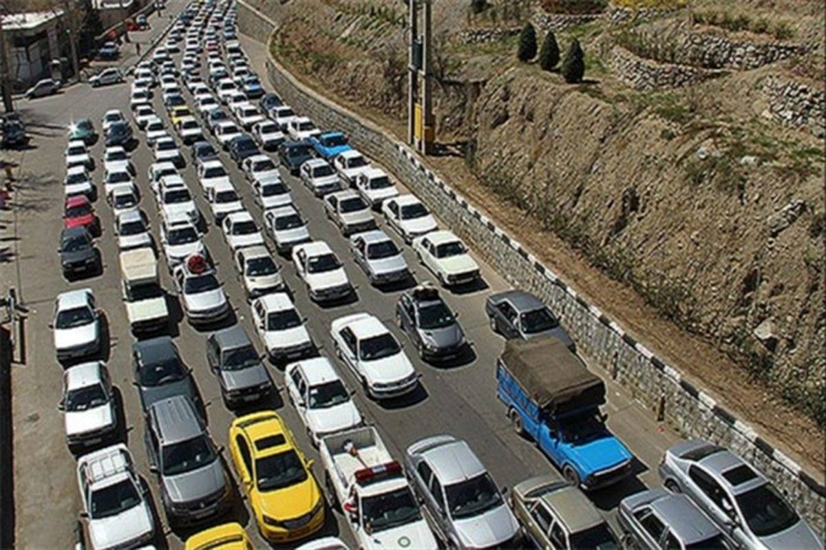 ترافیک نیمه‌سنگین در آزادراه قزوین - کرج و تهران - کرج