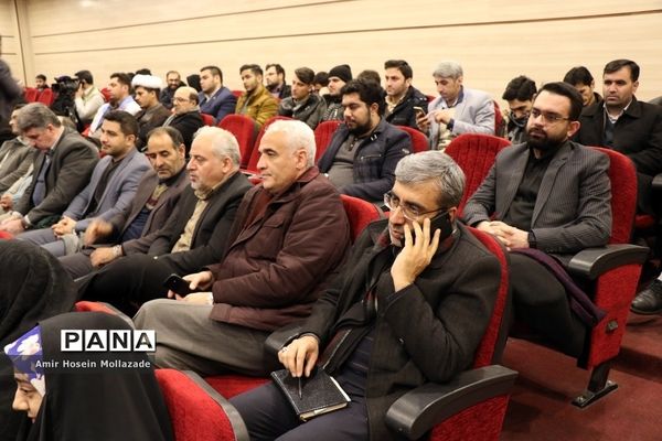 آئین تکریم و معارفه مسئول اتحادیه انجمن‌های اسلامی دانش‌آموزی آذربایجان غربی