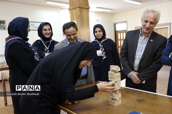 بازدید مسئولان استان فارس از روند برگزاری چهارمین دوره المپیاد استانی بازی‌های فکری سرگرمی در شیراز