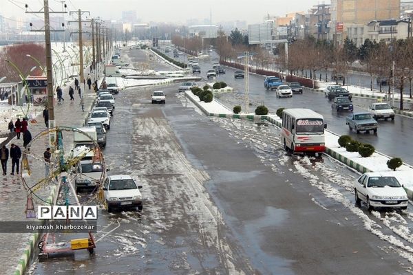 یک روز برفی در پارک گللر باغی ارومیه