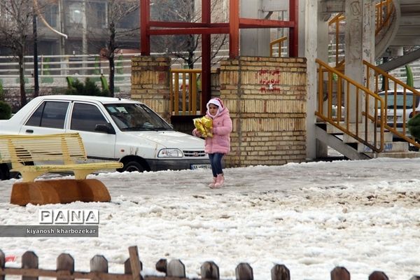 یک روز برفی در پارک گللر باغی ارومیه