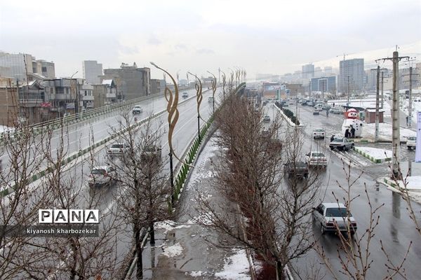 یک روز برفی در پارک گللر باغی ارومیه