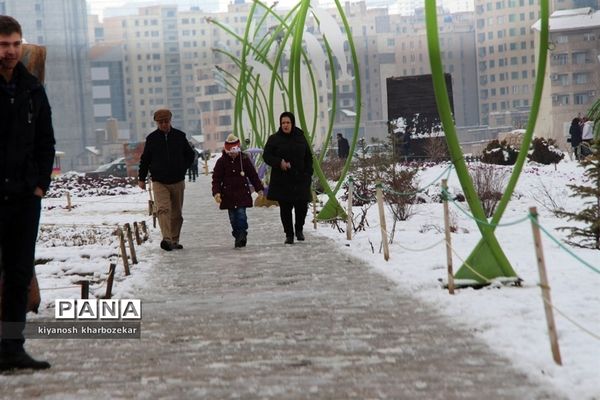 یک روز برفی در پارک گللر باغی ارومیه