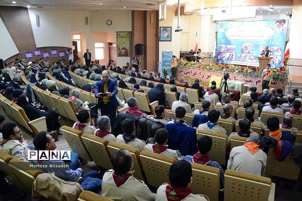 گردهمایی مربیان پیشتاز سازمان دانش‌آموزی خوزستان بمناسبت چلمین سالگردپیروزی انقلاب اسلامی اهواز-2