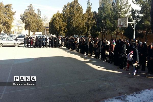 مراسم تحلیف سازمان دانش‌آموزی خراسان شمالی
