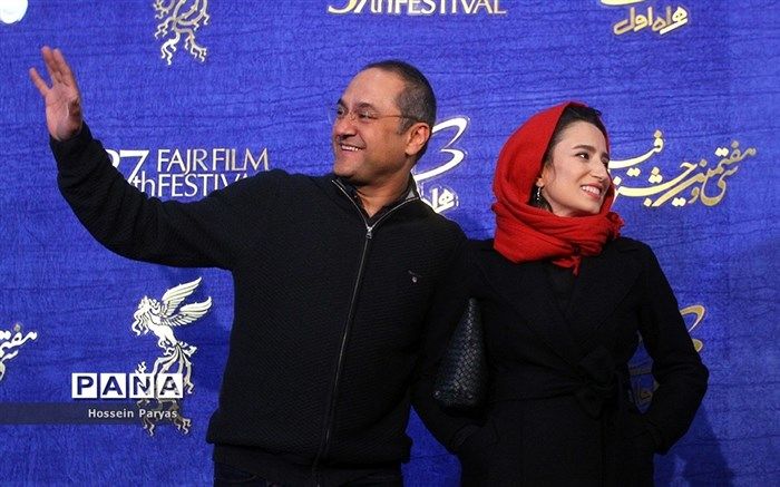 تصویر/ رامبد جوان و نگار جواهریان در حاشیه جشنواره فیلم فجر