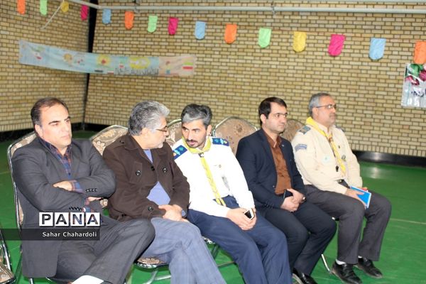 مراسم تحلیف دستمال گردن با حضور رئیس سازمان دانش‌آموزی استان همدان