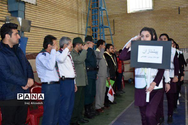 مانور تشکیلاتی یاوران انقلاب در شهرستان دیواندره