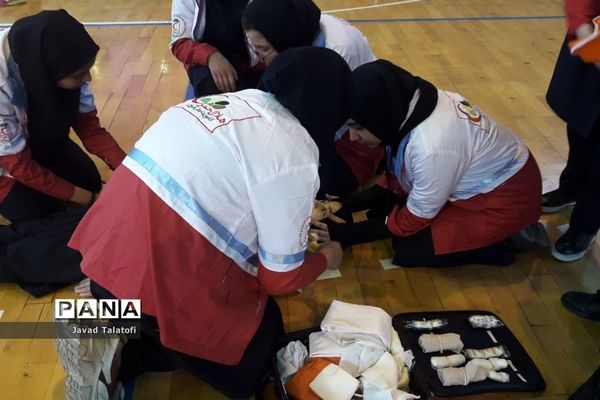مانور یاوران انقلاب پیشتازان ناحیه 2 ری در چهلمین سالگرد انقلاب اسلامی