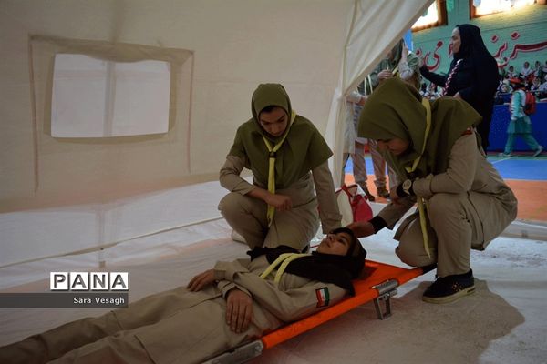 برگزاری مانور یاوران انقلاب در شهریار