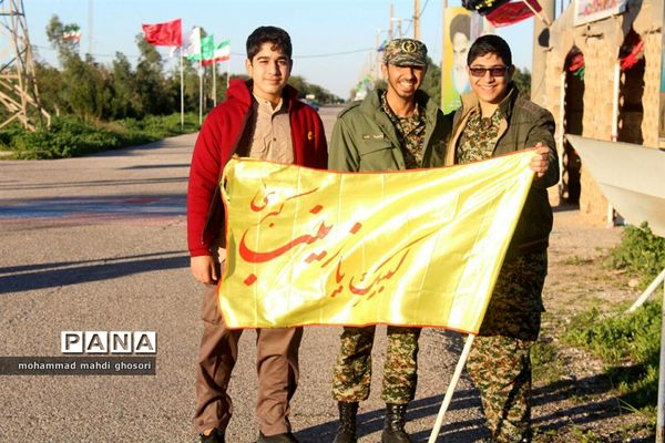 حضور دانش‌آموزان قمی در اردوی راهیان نور