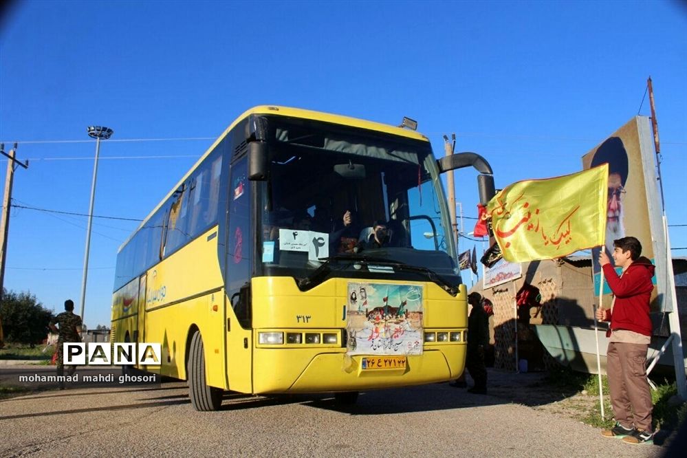 حضور دانش‌آموزان قمی در اردوی راهیان نور