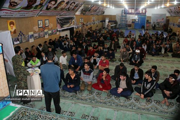 حضور دانش‌آموزان قمی در اردوی راهیان نور