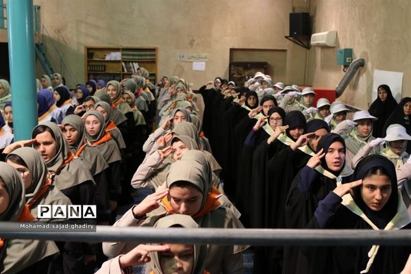 حضور پیشتازان فاطمی در حسینیه جماران در ایام مبارک دهه فجر
