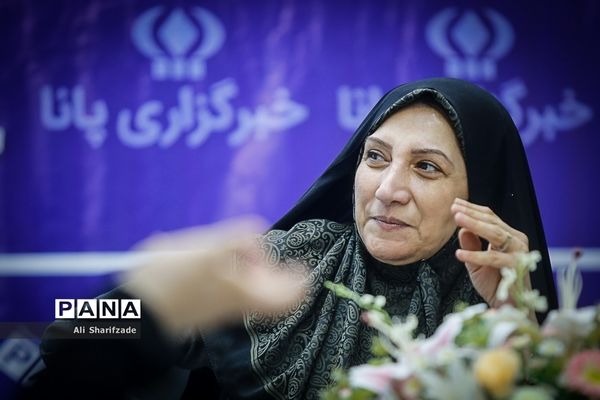 حضور زهرا نژادبهرام عضو شورای شهر تهران در خبرگزاری پانا