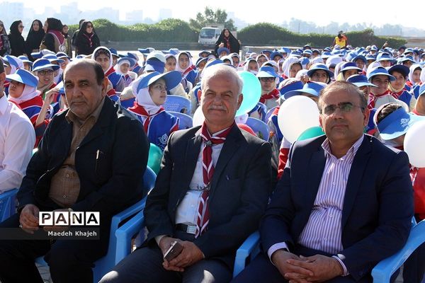 همایش ۷۰۰نفری یاوران انقلاب سازمان دانش‌آموزی ناحیه ۴ اهواز