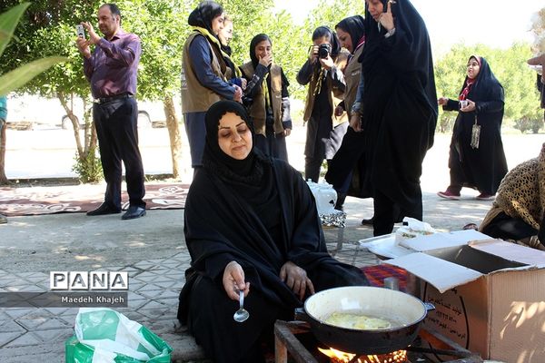 همایش ۷۰۰نفری یاوران انقلاب سازمان دانش‌آموزی ناحیه ۴ اهواز