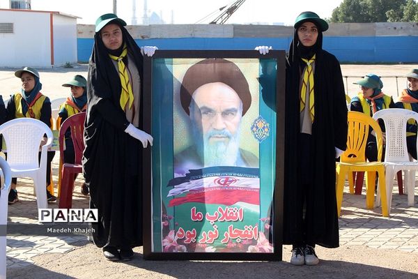 همایش ۷۰۰نفری یاوران انقلاب سازمان دانش‌آموزی ناحیه ۴ اهواز