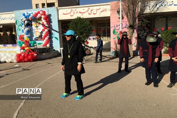 اختتامیه پنجمین المپیاد ورزشی درون مدرسه‌ای خوزستان در مدرسه دخترانه مهشاد شیرازی ناحیه ۴ اهواز