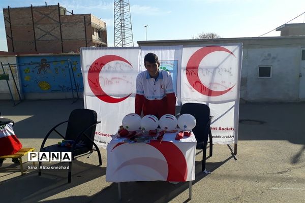 کاروان سلامت هلال احمر روستای ابراهیم آباد پاکدشت