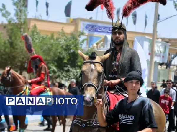 شبیه خوانی عصر عاشورا در روستای فدافن