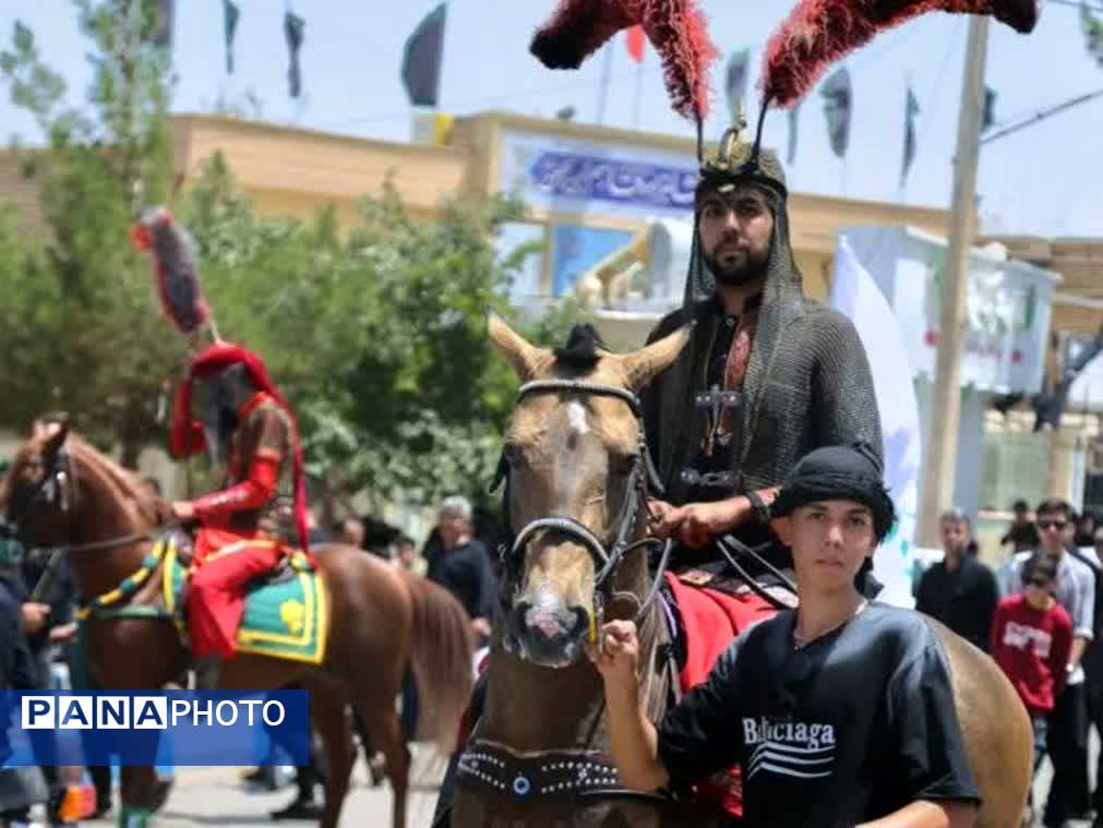 شبیه خوانی عصر عاشورا در روستای فدافن
