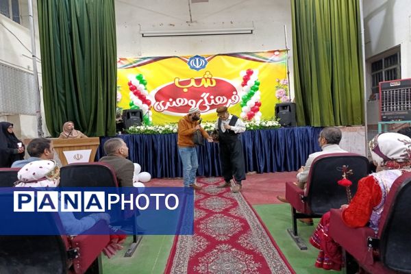 برگزاری مراسم شب فرهنگی و هنری در فاروج