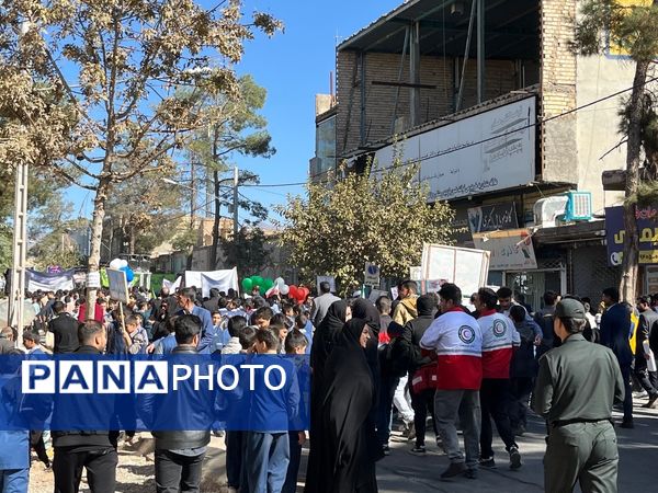 راهپیمایی سیزدهم آبان ماه در شهرستان خلیل آباد 