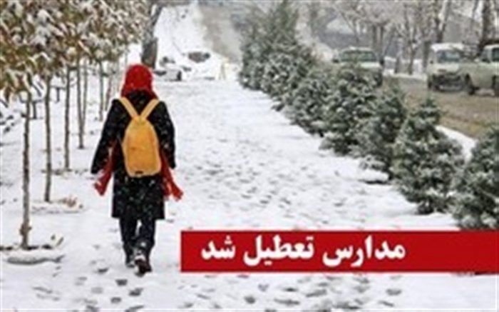 مدارس 8 شهر آذربایجان غربی به علت بارش برف روز شنبه تعطیل شد