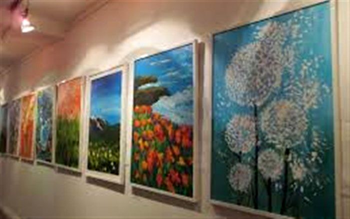 برپایی نمایشگاه نقاشی « ستاره آبی » در نیشابور