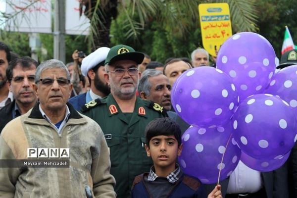 مراسم راهپیمایی 22 بهمن در بوشهر-1