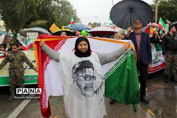 مراسم راهپیمایی 22 بهمن در بوشهر-1