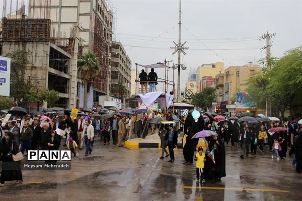 مراسم راهپیمایی 22 بهمن در بوشهر-1