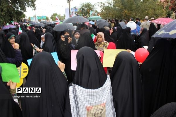 مراسم راهپیمایی 22 بهمن در بوشهر-1