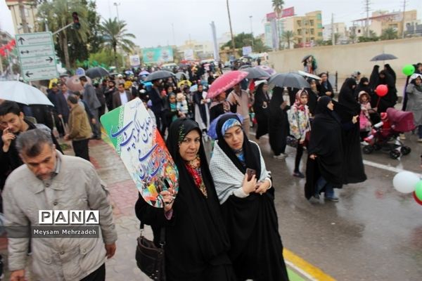 مراسم راهپیمایی 22 بهمن در بوشهر-1