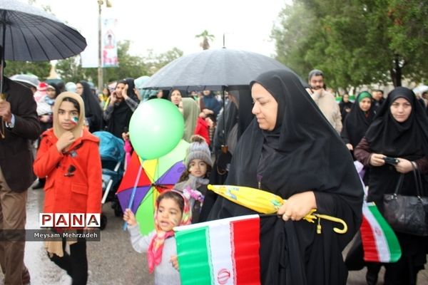 مراسم راهپیمایی 22 بهمن در بوشهر-1