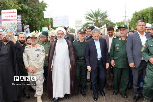 مراسم راهپیمایی 22 بهمن در بوشهر-1