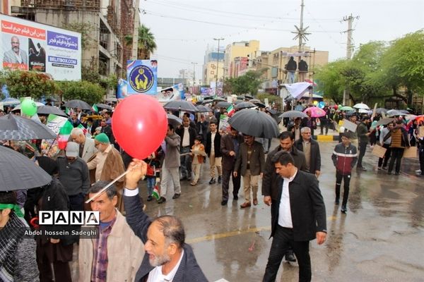 مراسم راهپیمایی 22 بهمن در بوشهر -2