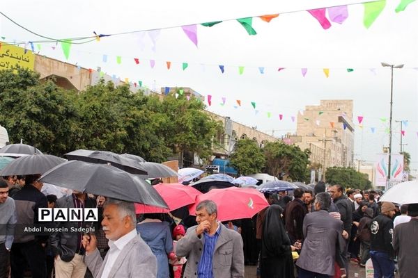 مراسم راهپیمایی 22 بهمن در بوشهر -2