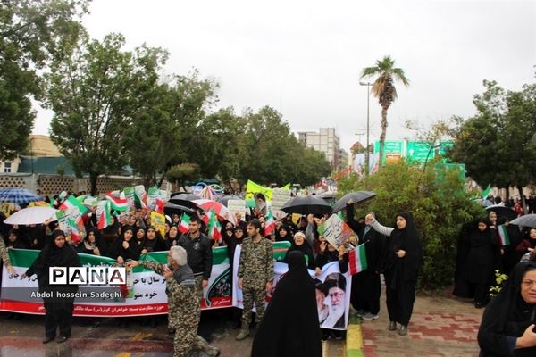 مراسم راهپیمایی 22 بهمن در بوشهر -2