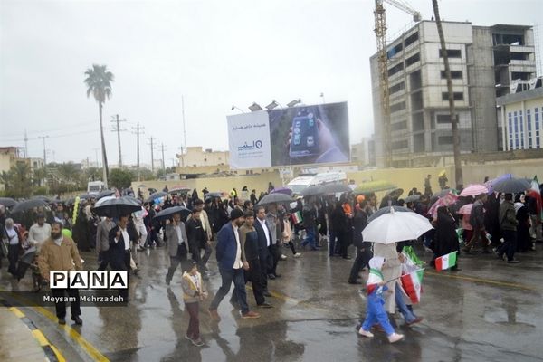 مراسم راهپیمایی 22 بهمن در بوشهر-3