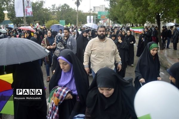 مراسم راهپیمایی 22 بهمن در بوشهر-3