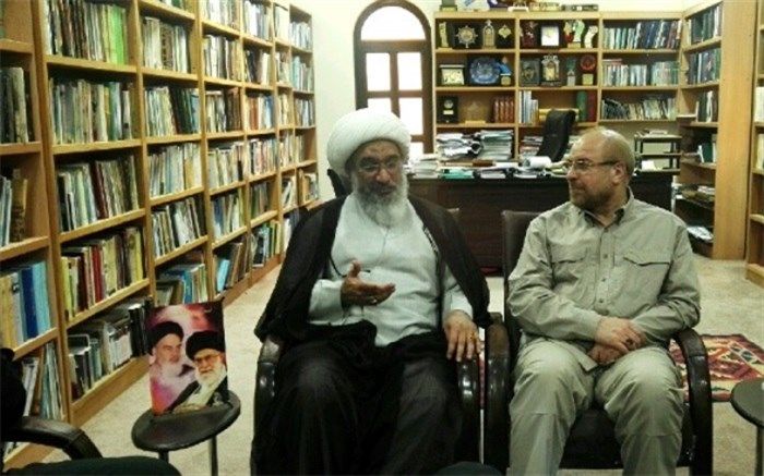دیدار محمد باقر قالیباف با آیت الله صفایی بوشهری
